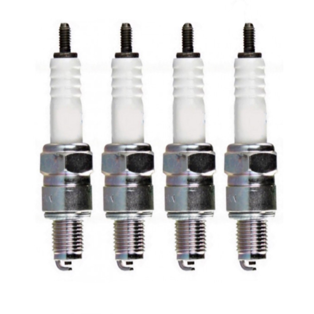 NGK For Yamaha YFA-1 Breeze125 1999-2004 Standard Spark Plug Box of 4 CR7HS