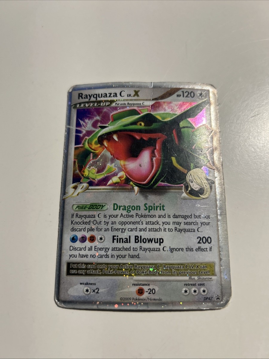 Pokmon TCG Rayquaza C LV.X Black Star Promotional Holo