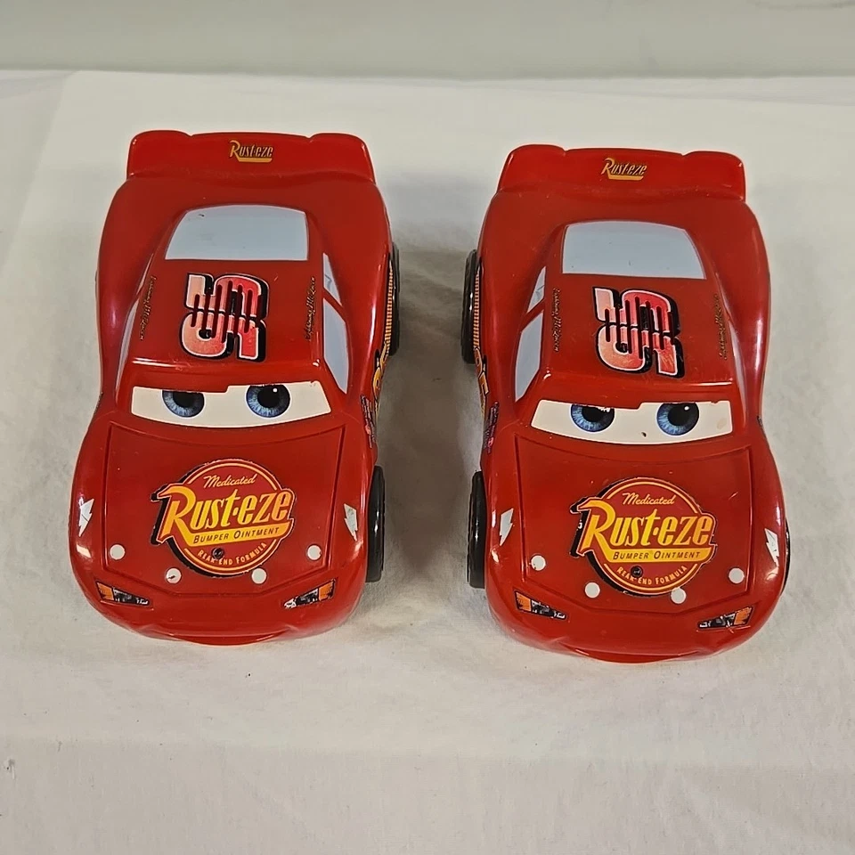 Disney Pixar Cars 2005 Mattel Lightning McQueen Shake N Go Toy Works Foto 3 de 4