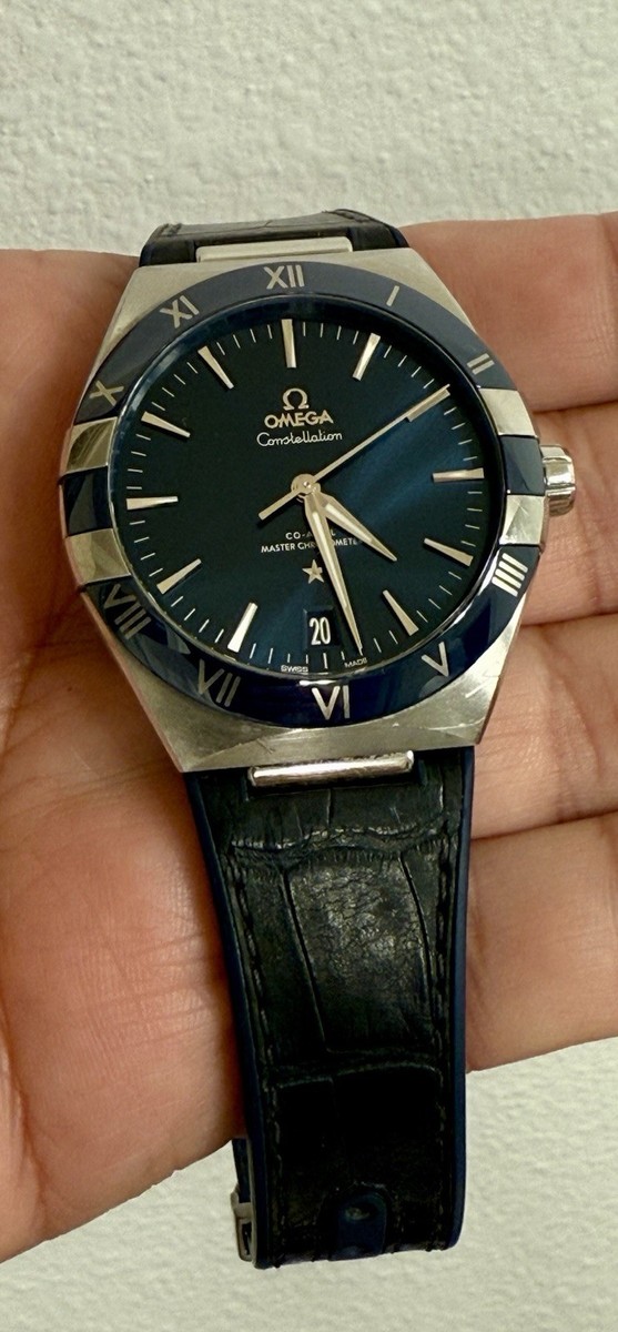 Omega Constellation Automatic Chronometer Blue Dial Men's Watch