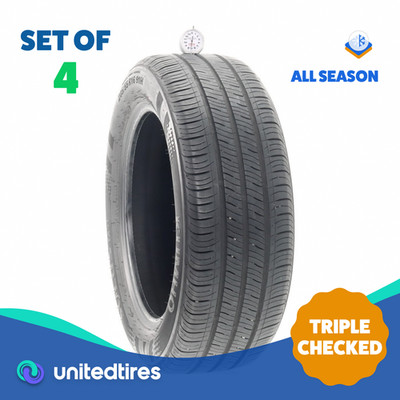 Set of (4) Used 205/55R16 Kumho Solus TA31 91H - 7-9/32