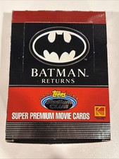 1992 Topps Stadium Club Batman Returns Trading Card Box (36 Sealed Packs)