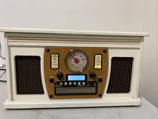 Innovative Technology ITVS-760B  Phono/CD+ CD Recorder/Tape/AM/FM White WORKS