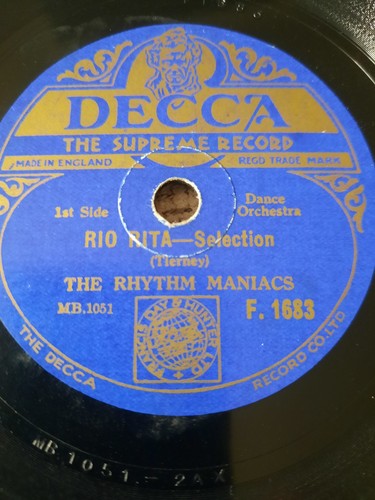 78rpm The Rhythm Maniacs Rio Rita - Picture 5 of 6