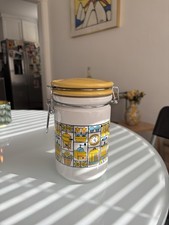 Retro Ceramic Hinged Kitchen Cannister