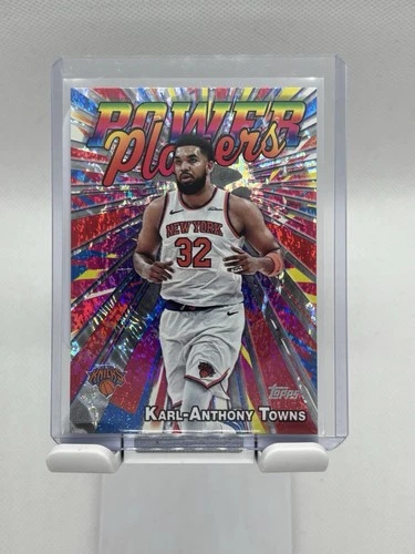 2025-26 Topps Power Players Karl-Anthony Towns Sand Glitter SP #PP-4 NY KNICKS
