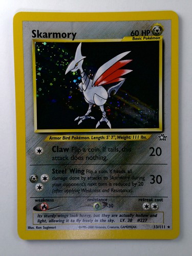 Skarmory 2000 Pokemon Neo Genesis 13 Holo 13/111