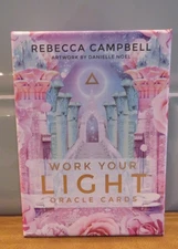 Work Your Light Oracle Cards, Rebecca Campbell Deck, Complete w/ Box and Booklet