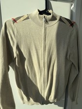 Burberry Children  s Check Zip Up Sweater Jacekt - Designer Cardigan Youth 12Y