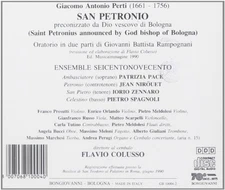 San Petronio by PERTI,GIACOMO ANTONIO [Audio CD]