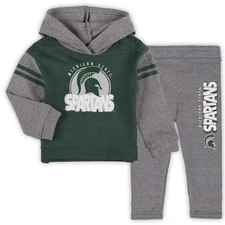 Girls Toddler Michigan State Spartans Clubhouse-Pullover Hoodie and Legging Set