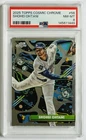 2025 Shohei Ohtani Topps Cosmic Chrome #56 Los Angeles Dodgers PSA 8