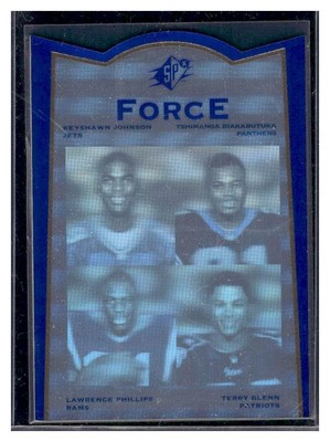 1996 Upper Deck SPx Force #FR1 Keyshawn Johnson, Glenn, Phillips, Biakabutuka