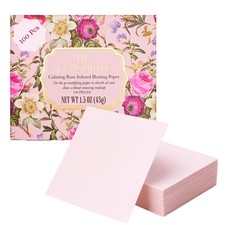 HIS FAVOURITE Calming Rose-Infused Oil Blotting Paper   1 Count Pack of 1 