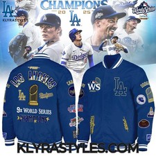 Los Angeles city Dodger 9X World Series Champions 2025 Blue Jacket