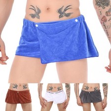 Duschrock Männer Kleid Bequem Fitnessstudio Handtuch Sauna Schwimmen Sport