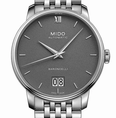 MIDO Baroncelli III BigDate 40 mm ETA Powermatic 80 Herrenuhr M027.426.11.088.00 - Bild 1 von 4
