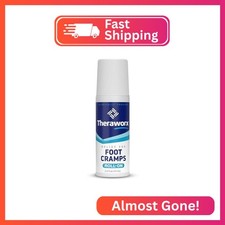 Theraworx Relief for Foot Cramps, Fast-Acting Foot Cramp Relief Roll-On - 2.5 Oz