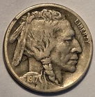 #4 Nicer Low Mintage fine++ 1917 S Buffalo Head Nickel