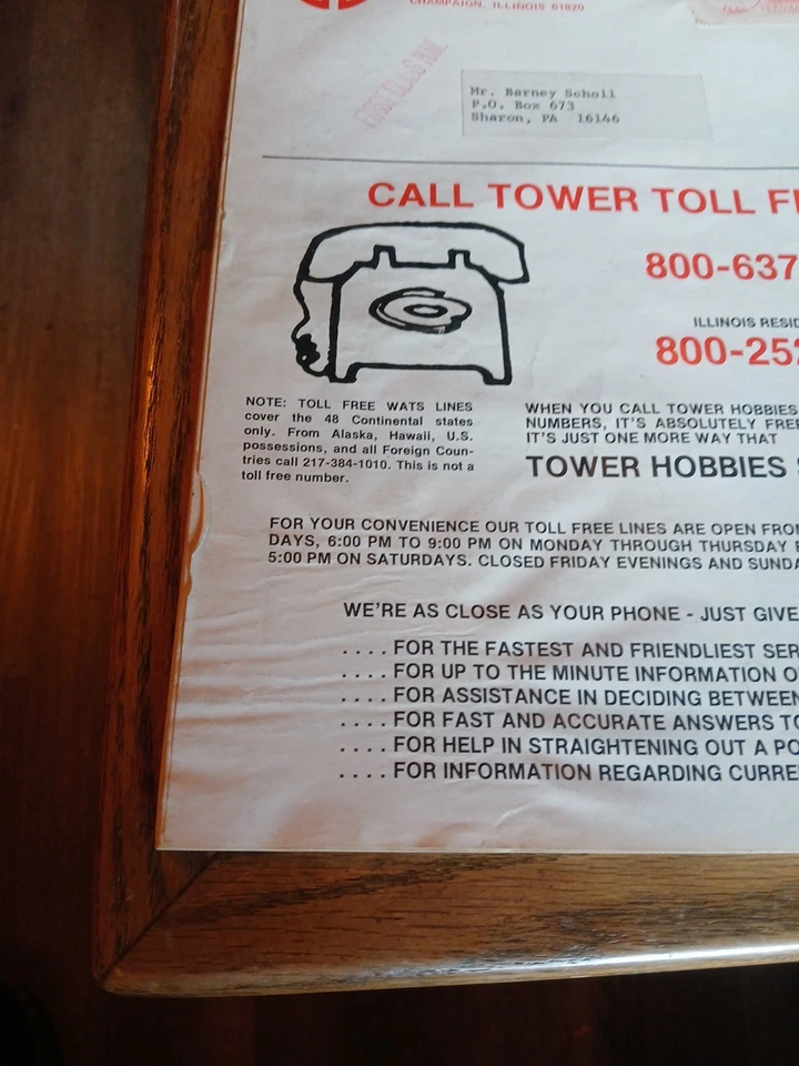 TOWER HOBBIES 1977 RC HOBBY CATALOG VINTAGE  - Image 3 of 4