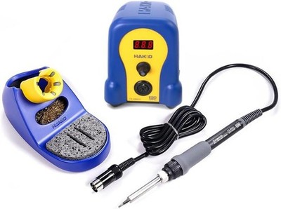 Hakko FX888DX-010BY - Digital Soldering Station with Rotary Encoder (Blue/Yellow