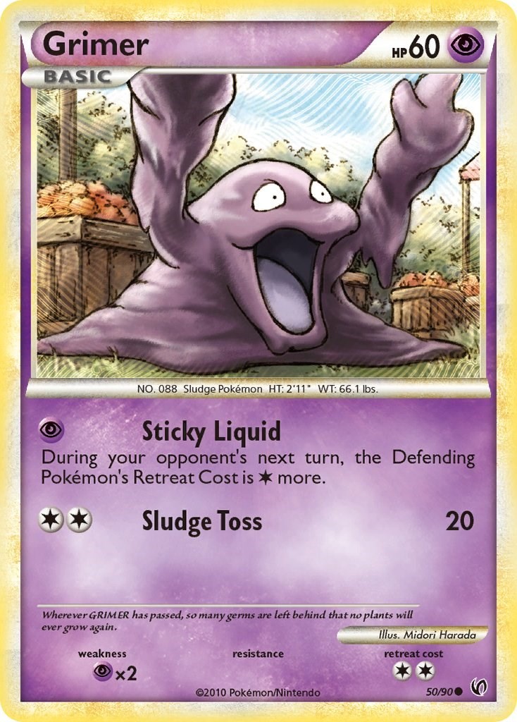Grimer Normal [UD - 50/90] LP Pokemon