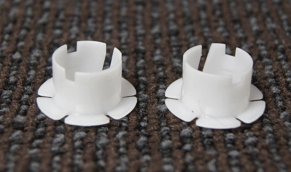 Bujes de pedal de freno GM 2000-2016 2 piezas nuevos OEM nailon blanco 10434953 Foto 4 de 4