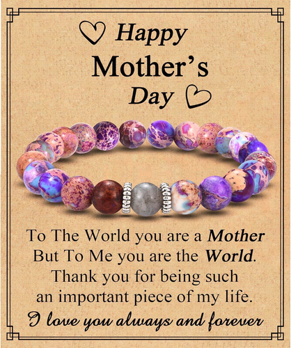 Mother'S Day Gifts for Woman: Beaded Bracelets for Mom, Wife, Grandma, New Mom, - Picture 11 of 12
