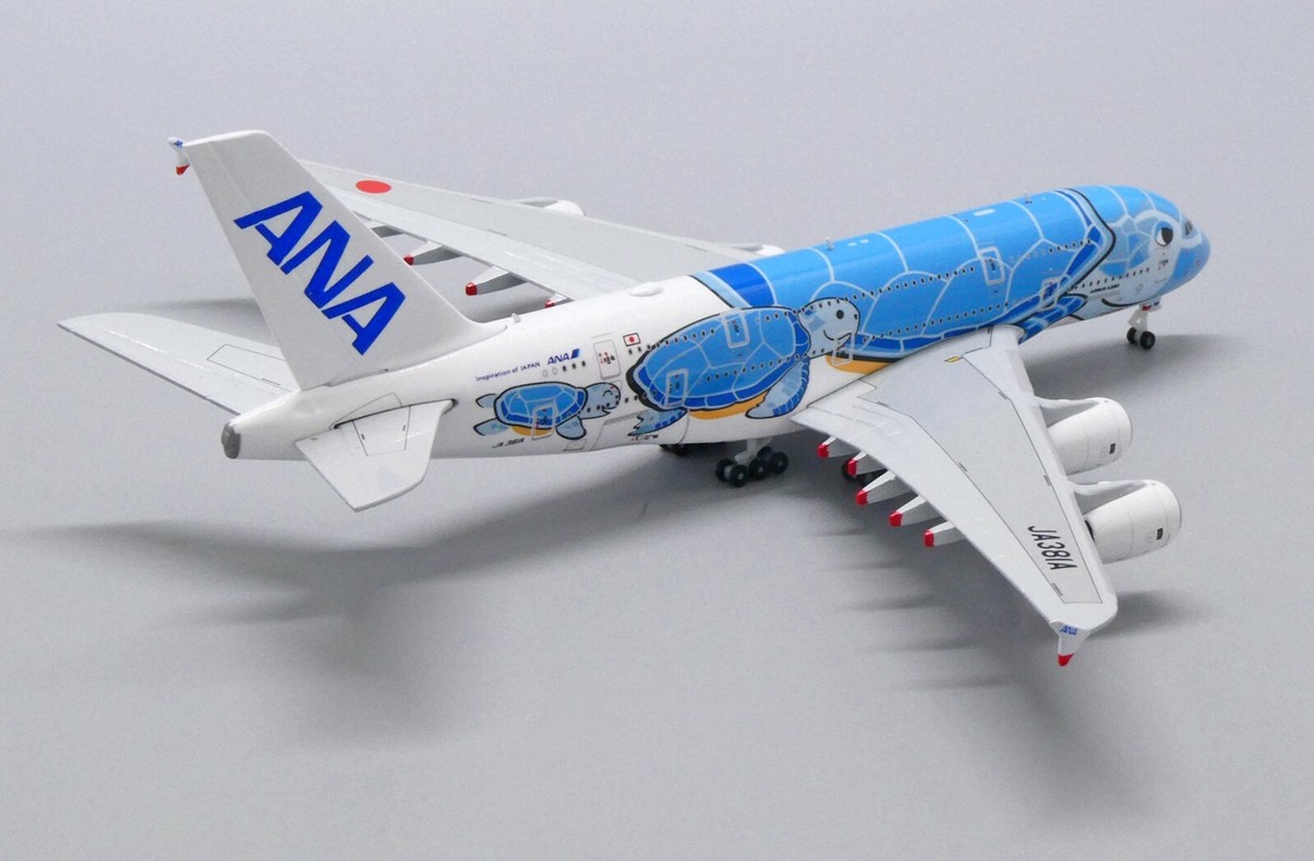 ANA A380 Flying Honu Reg: JA381A EW Wings Scale 1:500
