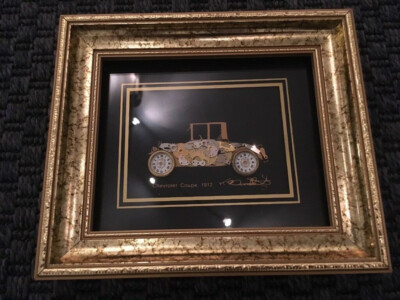 KEN BROADBENT Collage Chevrolet Coupé 1912 Wandbild - TOP