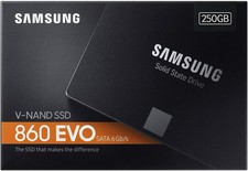 Samsung 860 Evo 250gb 2 5 Sata Iii 6gb S V Nand Ssd Mz 76e250bw Ebay