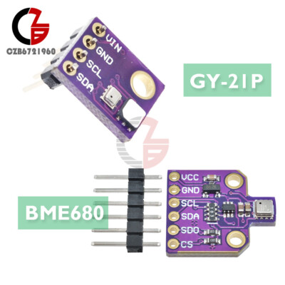 BME680 Temperature Humidity + GY-21P Atmospheric Sensor Breakout BMP280 SI7021