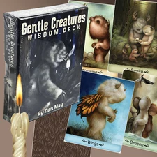 GENTLE CREATURES Wisdom Deck 48 Cards / 68 Pg Booklet USGS NEW & AUTHENTIC