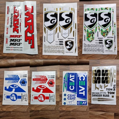 Cricket Bat Stickers SALE, CLEARANCE 3D, MRF, SG, CEAT, SS, Virat