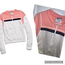Champion Heritage Warm-Up Jacket, Coral, Womens Size Small 