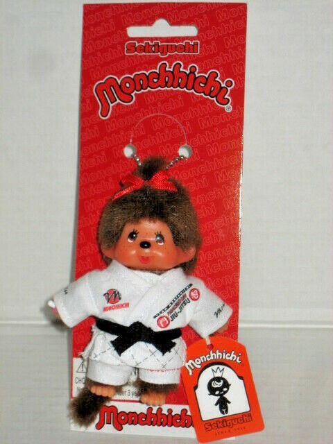 Monchhichi Karate Girl Key Chain Monchichi Sekiguchi Kiki