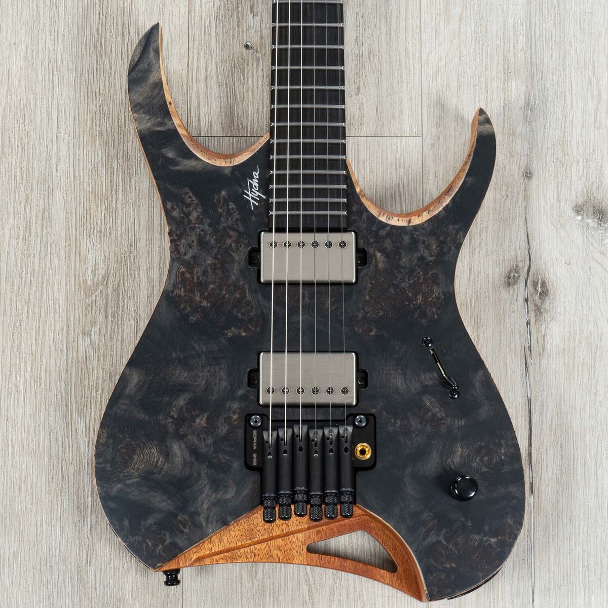 mayones hydra エレキギター Mayones Hydra Elite PRO 6 Headless Guitar, Locking Tremolo