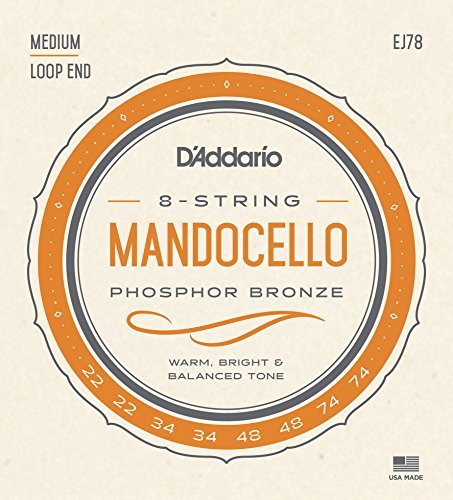 D'Addario J78 Phosphor Bronze Mandocello Strings, 22-74 - Picture 1 of 1