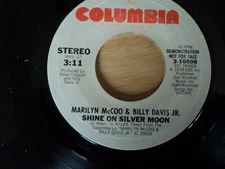 Marilyn McCoo & Billy Davis Jr. - Shine On Silver Moon - 7", Single, US DEMO pre
