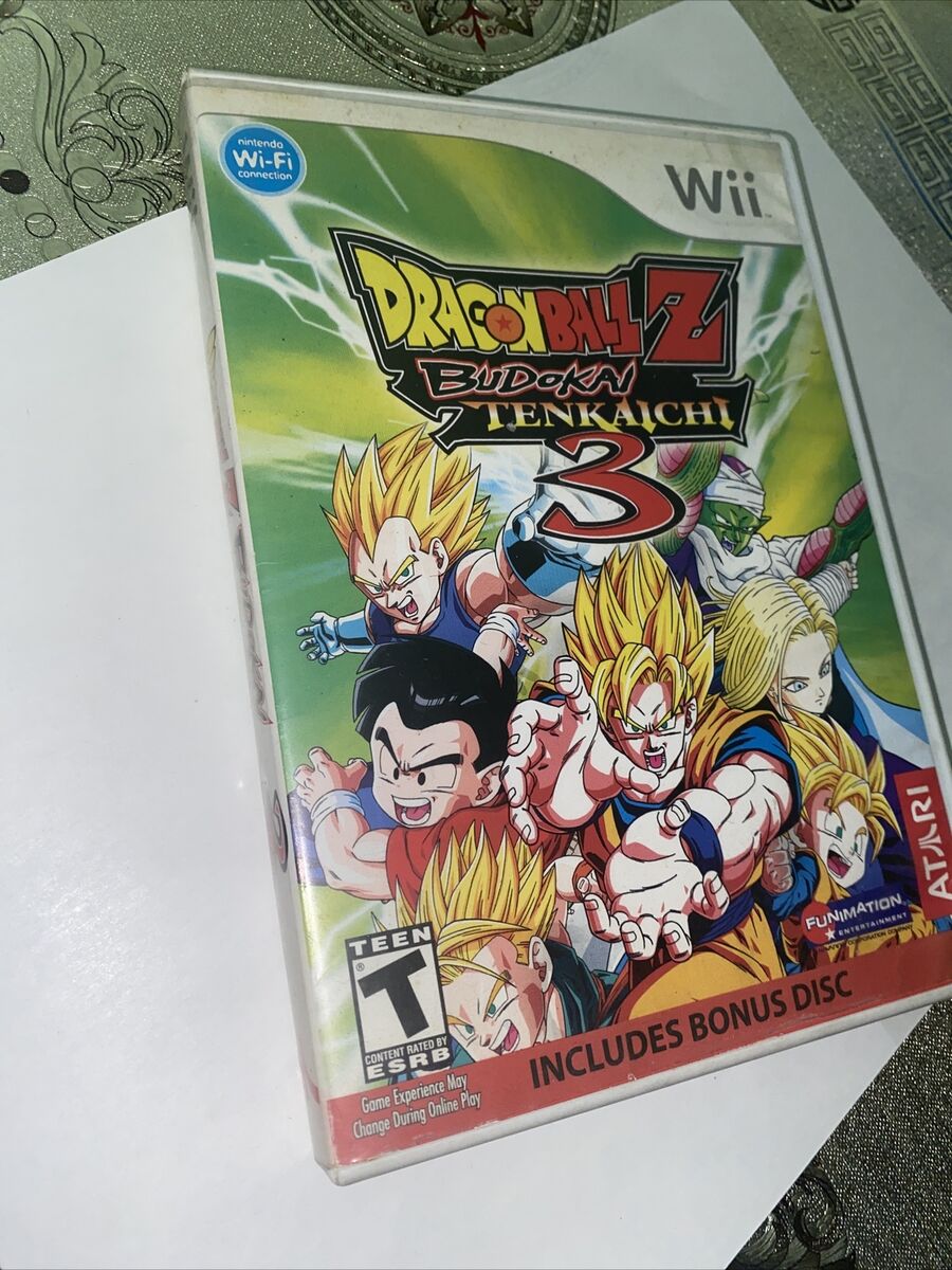 Dragon Ball Z: Budokai Tenkaichi 3 // Nintendo WII - Complete // PAL ESP