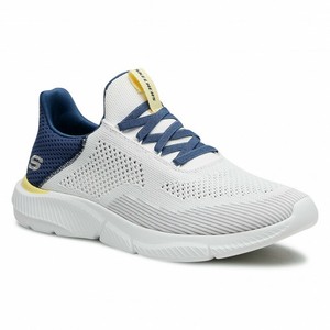 SCARPE SKECHERS UOMO 210281 wht BIANCO BREXIE SPORTIVE MEMORY FOAM  GINNASTICA | eBay