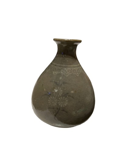 Rare 12th/13th Century Korean Goryeo Celadon Bottle Vase Slip Inlaid Authentic - Picture 5 of 5