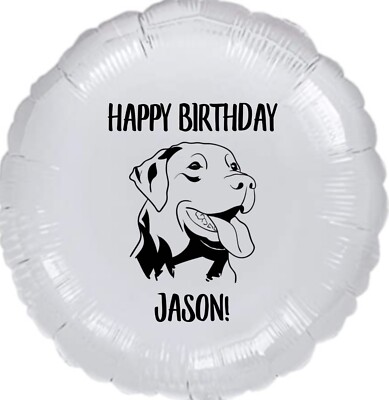 Labrador personalisierte Geburtstag Ballon Deko jeder Anlass Hund