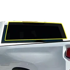 Pre Cut Rear Windshield Ceramic Window Tint Fits Chevy Silverado Crew Cab 19+