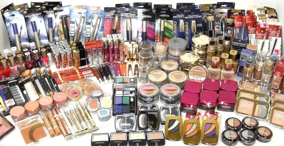 30 MIXED COSMETICS BRANDED MAKE UP PARTY BAG WHOLESALE BUNDLE JUST 33p per UNIT