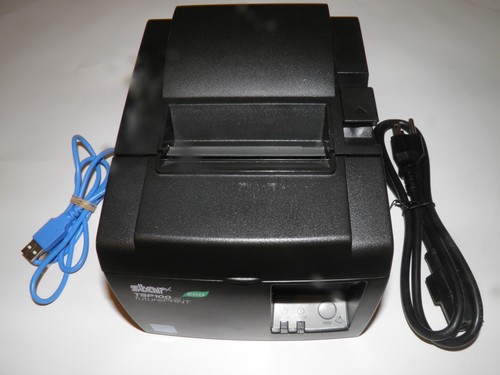Star TSP100 Eco 143IIU POS Térmica Impresora de recibos con USB y cable de  alimentación | eBay