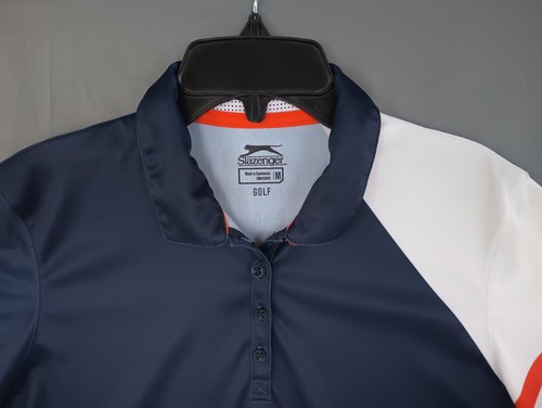 Camisa de golf Slazenger para mujer azul blanco naranja talla M - Imagen 2 de 10