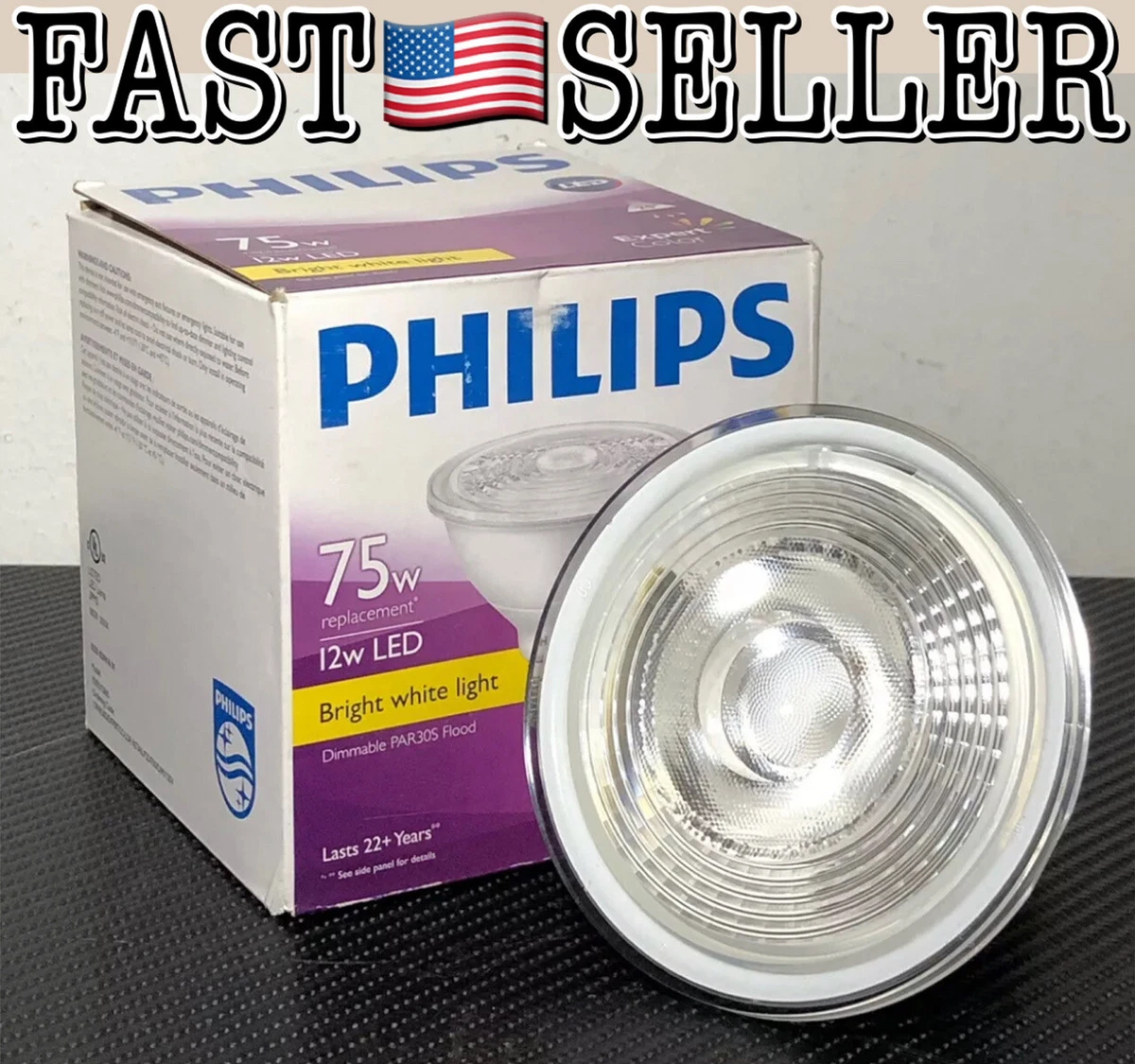 Philips par30s flood 75w deals
