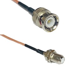 RG316 BNC MALE to F FEMALE RF Cable Rapid-SHIP LOT