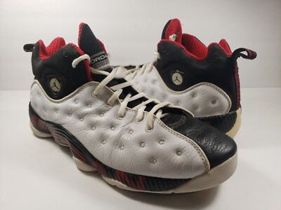 Nike Air Jordan Team Shoes White Black Varsity Red 136010-101